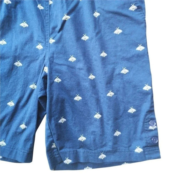 Tradition High Rise Mom Cotton Shorts, Bees, 14 - Picture 3 of 6